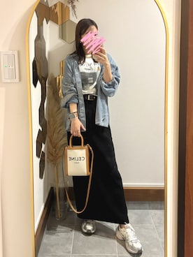 「green label relaxing（グリーンレーベルリラクシング）のアイテム」を使った、Chi-さん（レディース・159cm）の秋コーディネート