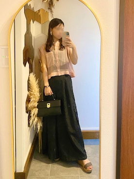 「大人カジュアルコーデ」｜「アイテム（腕時計）」を使った、Chi-さん（レディース・159cm）の夏コーディネート