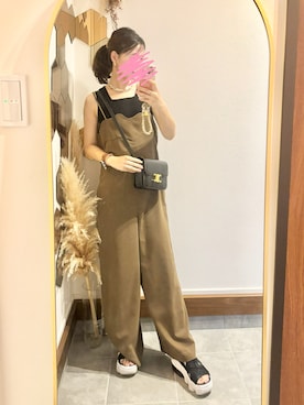 「CELINE（セリーヌ）のアイテム」を使った、Chi-さん（レディース・159cm）の夏コーディネート