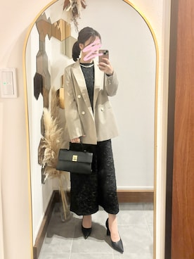 「green label relaxing（グリーンレーベルリラクシング）のアイテム」を使った、Chi-さん（レディース・159cm）の春コーディネート