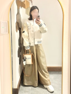 「Bonjour Sagan（ボンジュールサガン）のアイテム」を使った、Chi-さん（レディース・159cm）の冬コーディネート