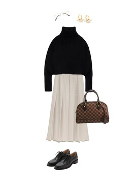 【転載禁止】m3nさん(レディース・160cm)の秋コーディネート