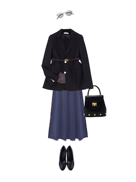 【転載禁止】m3nさん（レディース・160cm）の秋コーディネート