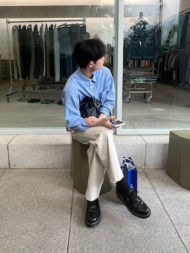 「ADER error（アーダーエラー）のアイテム（レッグウェア）」を使った、Ryuさん（メンズ・173cm）の夏コーディネート