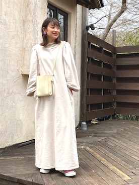 「シアーハイネック」｜mizukiさん（レディース・160cm）の春コーディネート