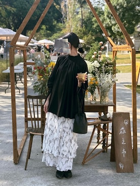 「marimekko（マリメッコ）のアイテム」を使った、Leaさん（レディース・167cm）の冬コーディネート