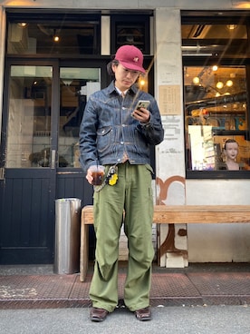 「M-65」｜TERUさん（メンズ・172cm）の秋コーディネート