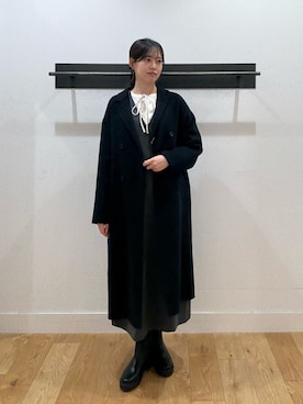 「FORK&SPOON」｜「アイテム（シューズ）」を使った、miruさん（レディース・163cm）の冬コーディネート