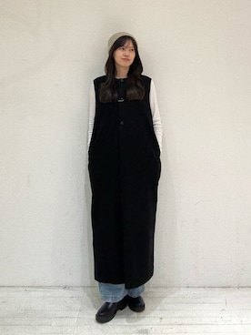 「アーバンリサーチドアーズ」｜「アイテム（ワンピース/ドレス）」を使った、miruさん（レディース・163cm）の秋コーディネート