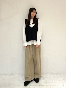 「URBAN RESEARCH DOORS（アーバンリサーチドアーズ）のアイテム（サンダル）」を使った、miruさん（レディース・163cm）の秋コーディネート