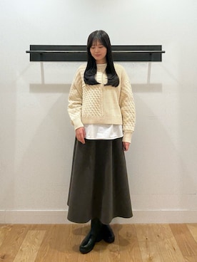 miruさん（レディース・163cm）の冬コーディネート