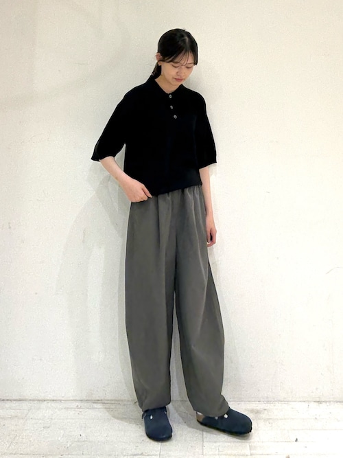 あー　ラルフデニムシャツ&アーバンリサーチニット　2点おまとめ セール】new basic リネン混ワッシャーシャツカラーニット