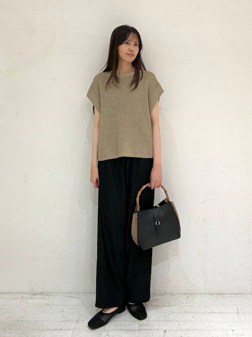 『MADE IN JAPAN』スクエアメッシュフラットシューズ
