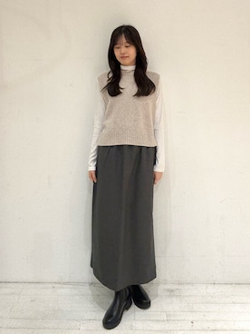 「URBAN RESEARCH DOORS(アーバンリサーチドアーズ)のアイテム」を使った、miruさん(レディース・163cm)の秋コーディネート