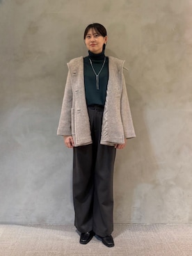 「アーバンリサーチドアーズ」｜「アイテム（アクセサリー）」を使った、miruさん（レディース・163cm）の秋コーディネート