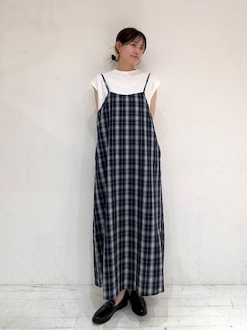 「アイテム（レインシューズ）」を使った、miruさん（レディース・163cm）の夏コーディネート