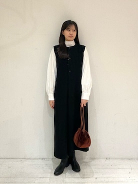 「かぐれ」｜miruさん（レディース・163cm）の秋コーディネート