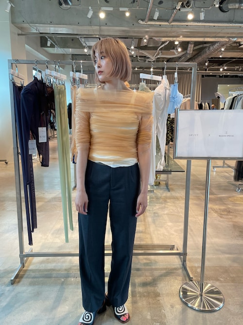 WOOL DRAWSTRINGS SLACKS ウールドローストリングススラックス
