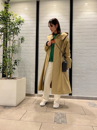 CONVERSE TOKYOのモッズコートを使ったレディース人気ファッション 