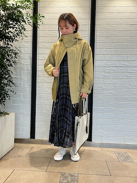 「CONVERSE TOKYO（コンバーストウキョウ）のアイテム（ジャケット/アウター）」を使った、haruka.Sさん（レディース・160cm）の秋コーディネート