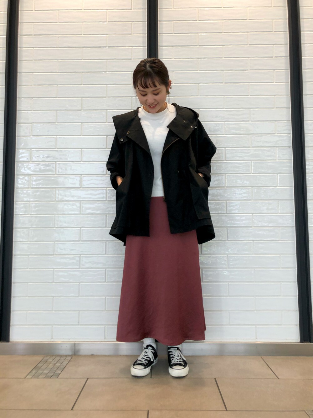 美品✨コンバースTOKYO フーディ ショートコート ジャケット アウター 