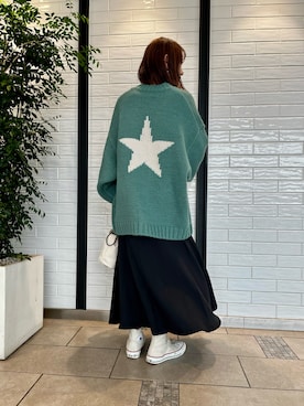 「CONVERSE TOKYO（コンバーストウキョウ）のアイテム（ワンピース/ドレス）」を使った、haruka.Sさん（レディース・160cm）の秋コーディネート