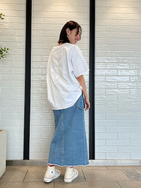 「CONVERSE TOKYO（コンバーストウキョウ）のアイテム」を使った、haruka.Sさん（レディース・160cm）の春コーディネート
