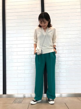 「CONVERSE TOKYO（コンバーストウキョウ）のアイテム（財布/小物）」を使った、haruka.Sさん（レディース・160cm）の夏コーディネート