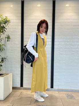 「CONVERSE TOKYO（コンバーストウキョウ）のアイテム（ワンピース/ドレス）」を使った、haruka.Sさん（レディース・160cm）の冬コーディネート