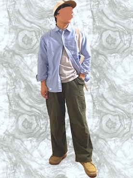 「BACK NUMBER（バックナンバー）のアイテム」を使った、$hogoさん（メンズ・163cm）の秋コーディネート