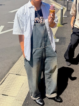 「HARUTA（ハルタ）のアイテム」を使った、$hogoさん（メンズ・163cm）の夏コーディネート