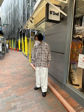 「NEPLA.（ネプラ）のアイテム」を使った、まことさん（メンズ・169cm）の春コーディネート