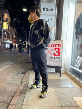 「SOLIDO（ソリード）のアイテム」を使った、まことさん（メンズ・169cm）の秋コーディネート