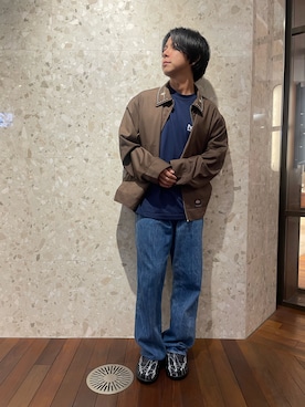 「アイテム（サンダル）」を使った、まことさん（メンズ・169cm）の秋コーディネート