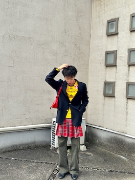 「アイテム（スカート）」を使った、こうだいさん（メンズ・162cm・20代）の秋コーディネート