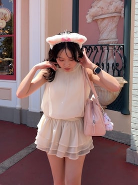 「VANNIE U（ヴァニーユー）のアイテム」を使った、ｎｏｎｏさん（レディース・149cm）の夏コーディネート