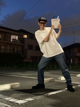 「BEAMS（ビームス）のアイテム（ハンチング/ベレー帽）」を使った、おかわり王子さん（メンズ・180cm）の春コーディネート