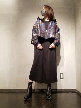 「KMRii（ケムリ）のアイテム（ワンピース/ドレス）」を使った、あやさん（レディース・170cm）の夏コーディネート