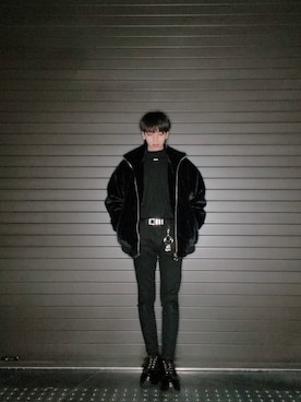 「G.O.C（ジーオーシー）のアイテム（ブルゾン）」を使った、Takumiさん（メンズ・170cm）の冬コーディネート