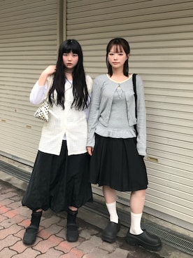 UNE MANSIONさん(レディース・158cm)の秋コーディネート