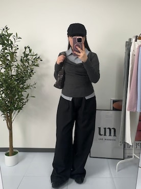 UNE MANSIONさん(レディース・155cm)の秋コーディネート