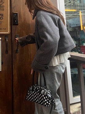 「アイテム（その他トップス）」を使った、UNE MANSIONさん（レディース・152cm）の秋コーディネート