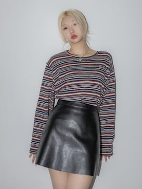 「カラーパレット」｜UNE MANSIONさん（レディース・159cm）の冬コーディネート