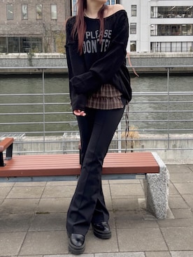 UNE MANSIONさん（レディース・171cm）の冬コーディネート