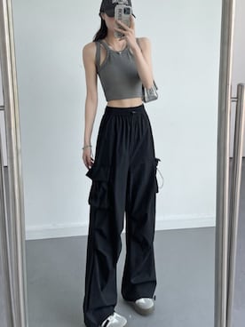 「カーゴパンツ」｜beday girlさん（レディース・155cm）の秋コーディネート