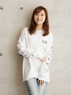 「RIPNDIP（リップンディップ）のアイテム」を使った、beday girlさん（レディース・160cm）の夏コーディネート