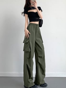 「カーゴパンツ」｜beday girlさん（レディース・155cm）の秋コーディネート