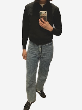 「MERLOT（メルロー）のアイテム（ニット/セーター）」を使った、matsumiさん（レディース・167cm）の春コーディネート