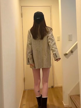 「Ameri（アメリ）のアイテム（シューズ）」を使った、あーさん（レディース・160cm）の春コーディネート