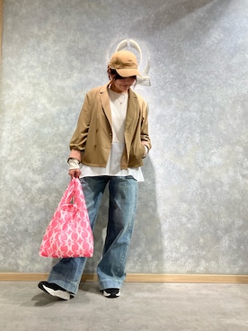 「アイテム（帽子）」を使った、Miyaさん（レディース・162cm・30代）の秋コーディネート